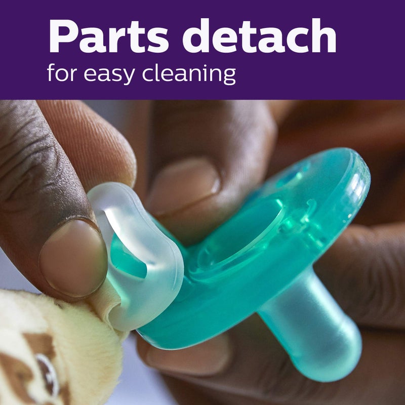 Avent Philips AVENT Soothie Snuggle Pacifier Holder with Detachable Pacifier, Koala, 0m+, SCF347/06 - Image 5